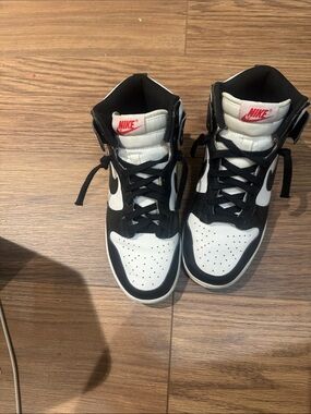 Nike Dunk High Black White sneakers, "Panda"